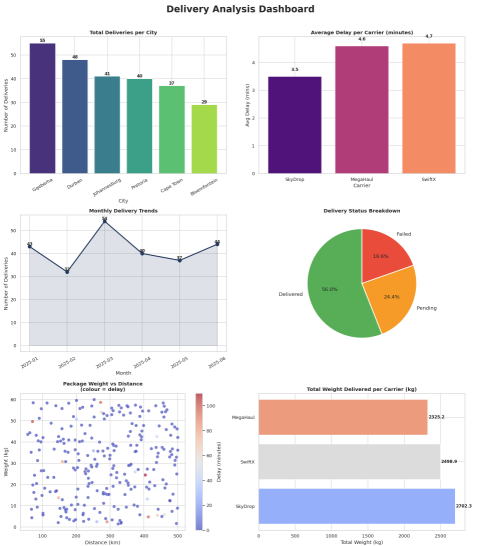 Delivery Analysis Dashboard